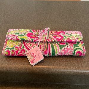 NWT Vera Bradley Pinwheel Pink brush roll